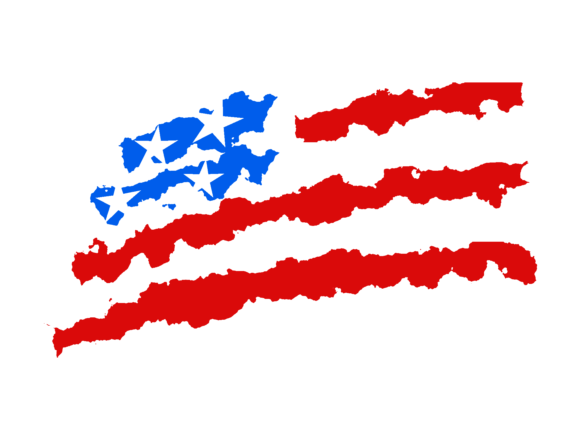 America Flag Png PNG Image