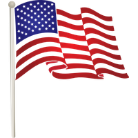 America Flag Png Pic PNG Image