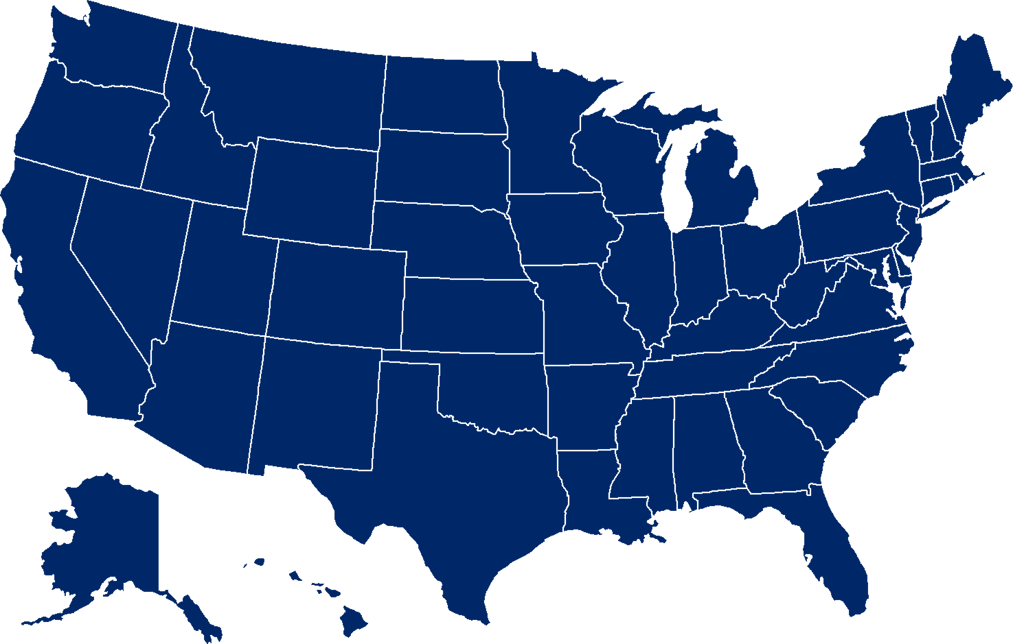 Usa map Transparent PNG Image
