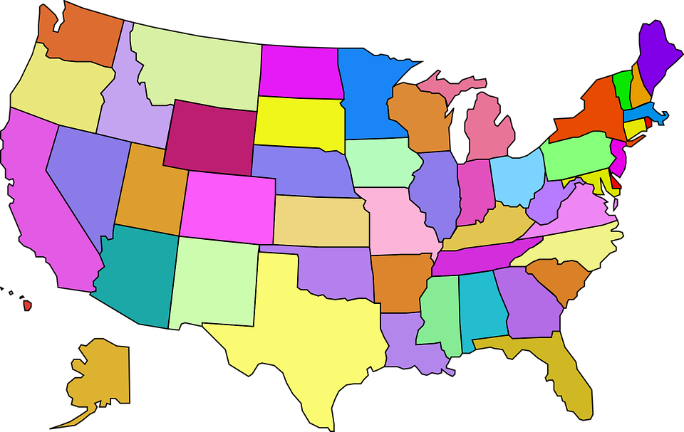 Usa map Transparent PNG Image