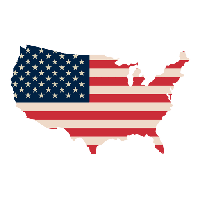 Usa map PNG