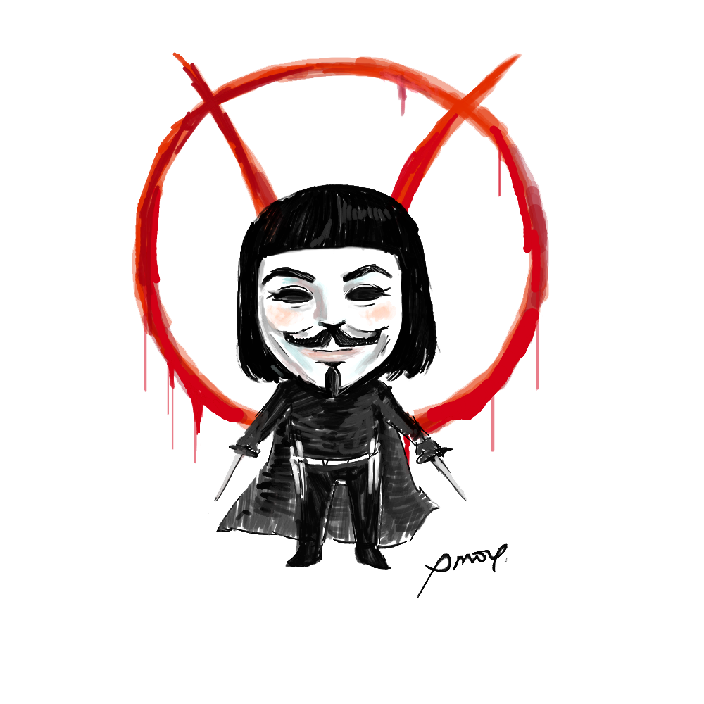 Download V For Vendetta Transparent HQ PNG Image | FreePNGImg