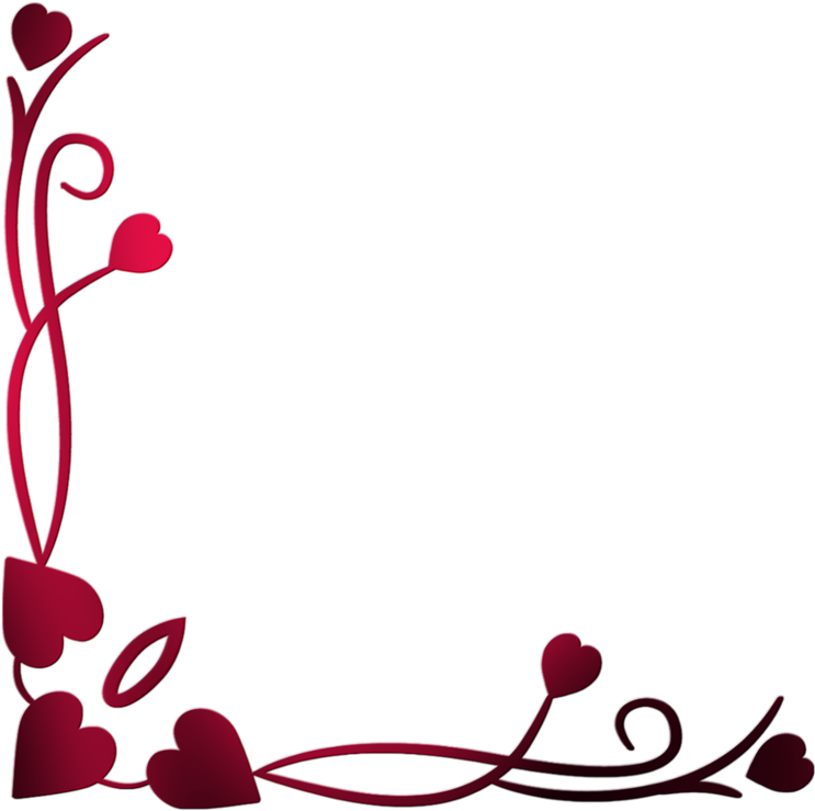 Love Valentines Border Day Free HD Image PNG Image