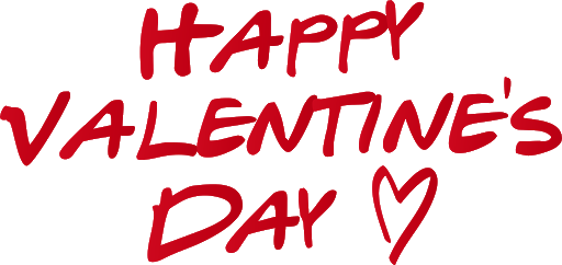 Heart Valentines Day Text HD Image Free PNG Image