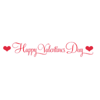 Text Valentines Day Red Free Download Image PNG