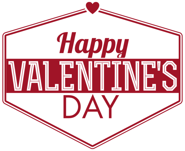 Text Valentines Day Red PNG File HD PNG Image