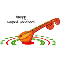 Vasant Panchami String Instrument Musical For Happy Background PNG Image