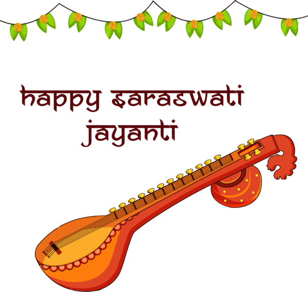 Vasant Panchami String Instrument Indian Musical Instruments For Happy Lanterns PNG Image