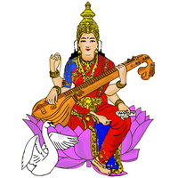 Vasant Panchami Musical Instrument String Plucked Instruments For Happy Activities PNG Image