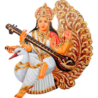 Vasant Panchami String Instrument Musical Saraswati Veena For Happy Around The World PNG Image