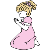 Namaz Little Praying Girl Free PNG HQ Transparent HQ PNG Download ...