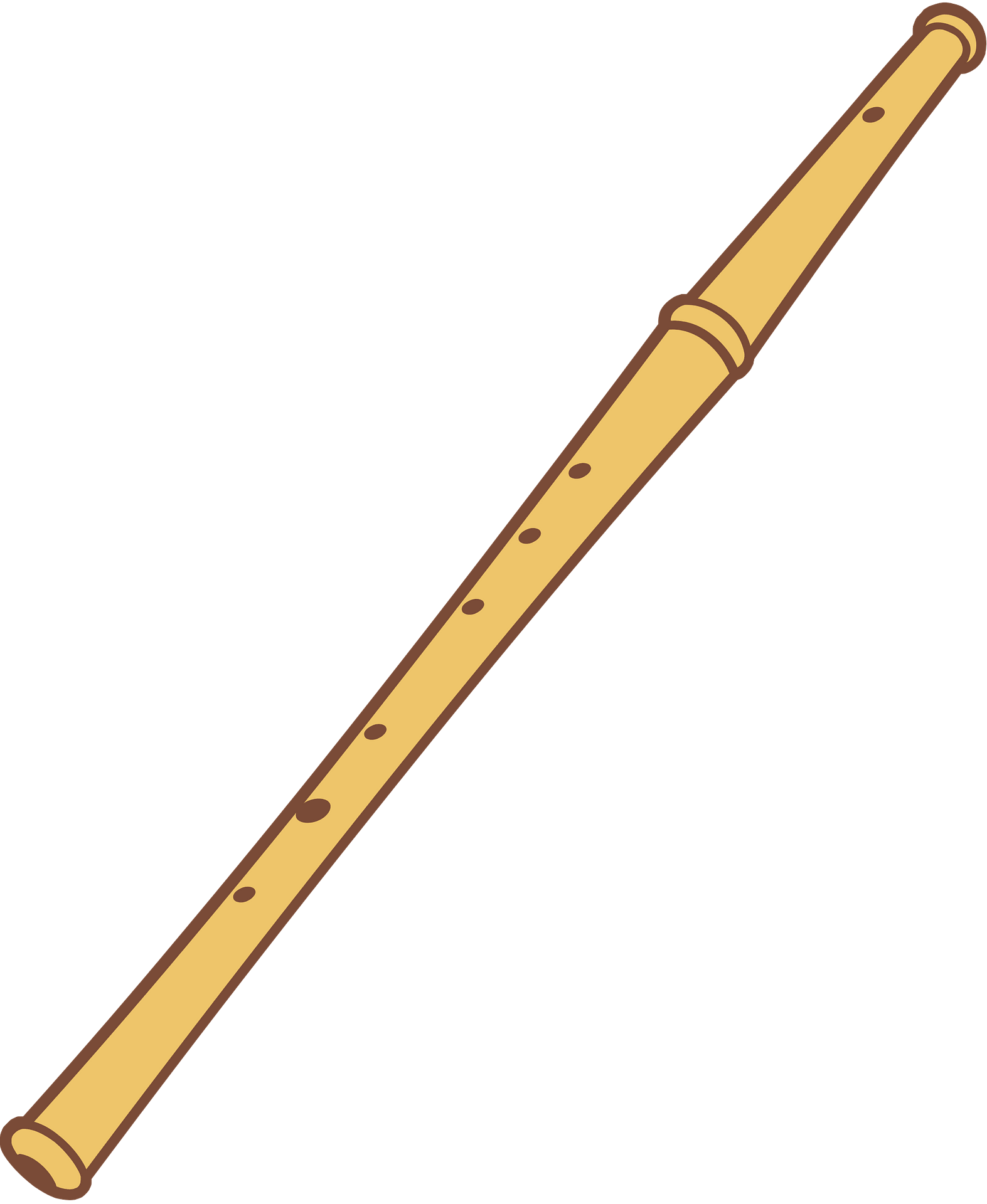 Bamboo Vector Flute PNG Download Free PNG Image