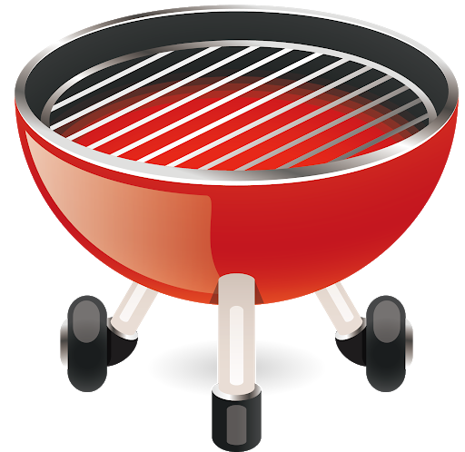 Barbecue Vector Red Free HD Image PNG Image
