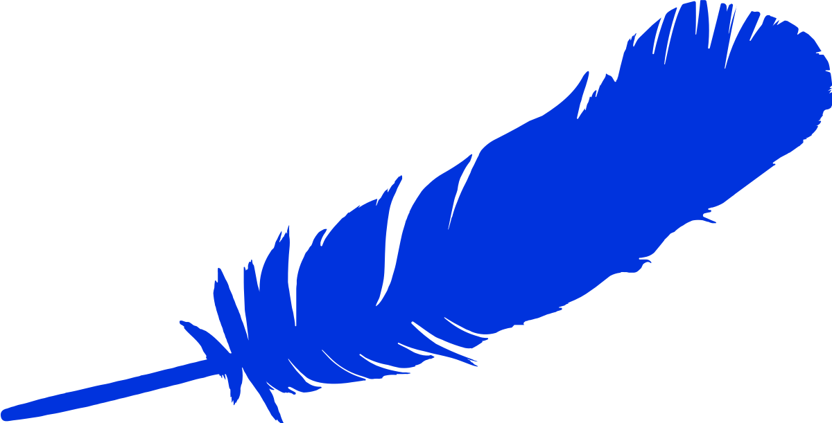 Blue Photos Feather Vector Free HD Image PNG Image