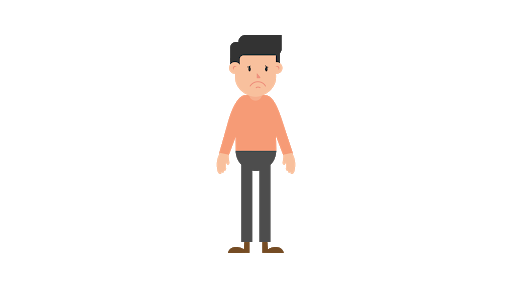 Standing Boy Vector Cartoon Free Transparent Image HQ PNG Image