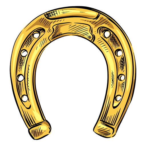 Vector Gold Horseshoe Download HD PNG Image