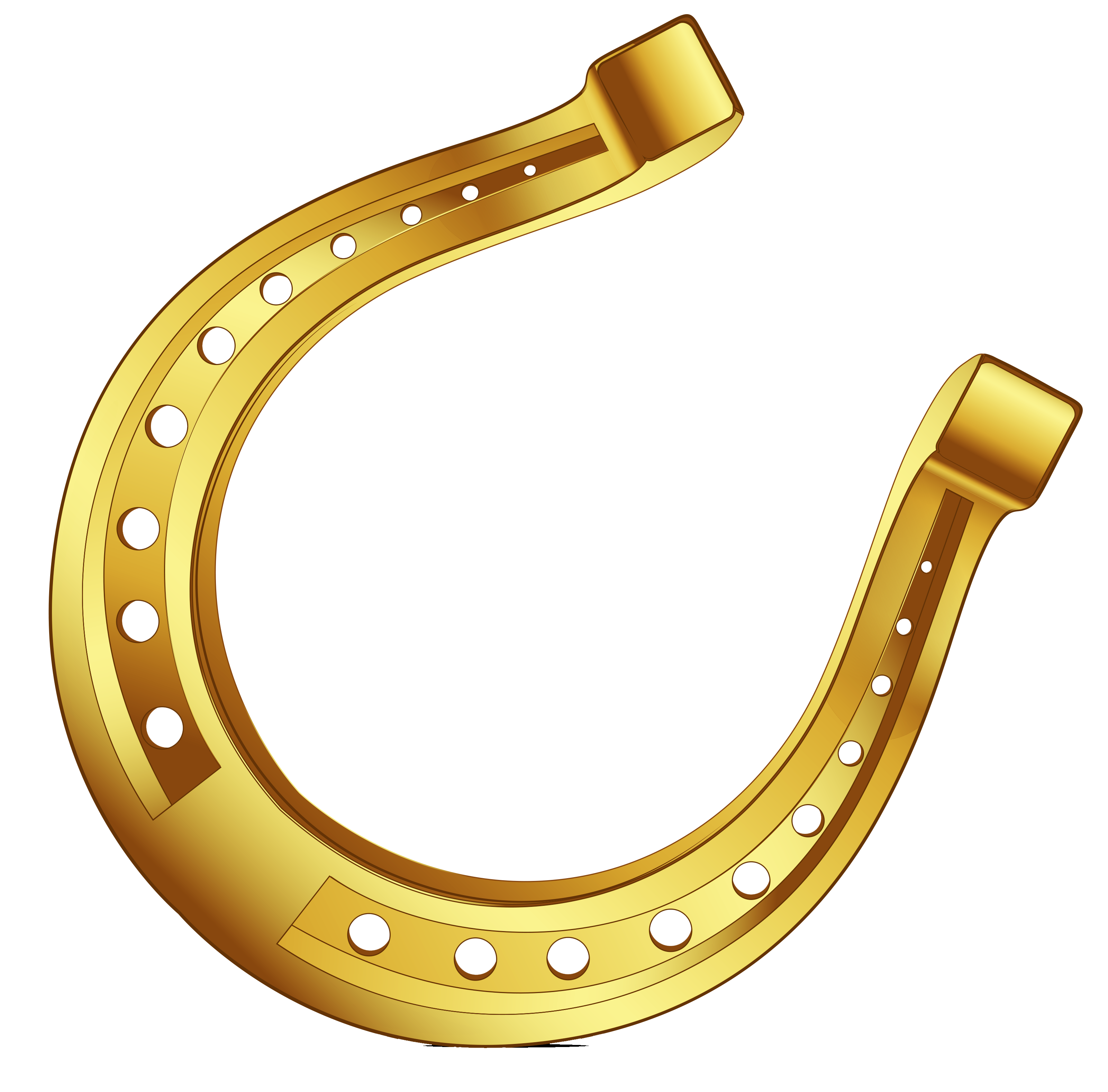 Vector Gold Horseshoe PNG Download Free PNG Image