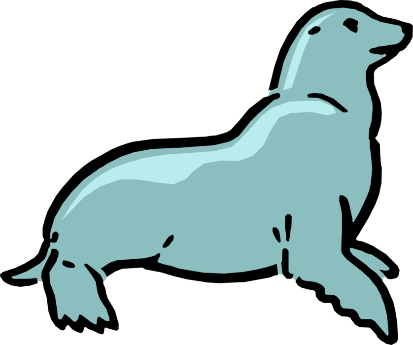 Harbor Vector Seal Free Clipart HD PNG Image