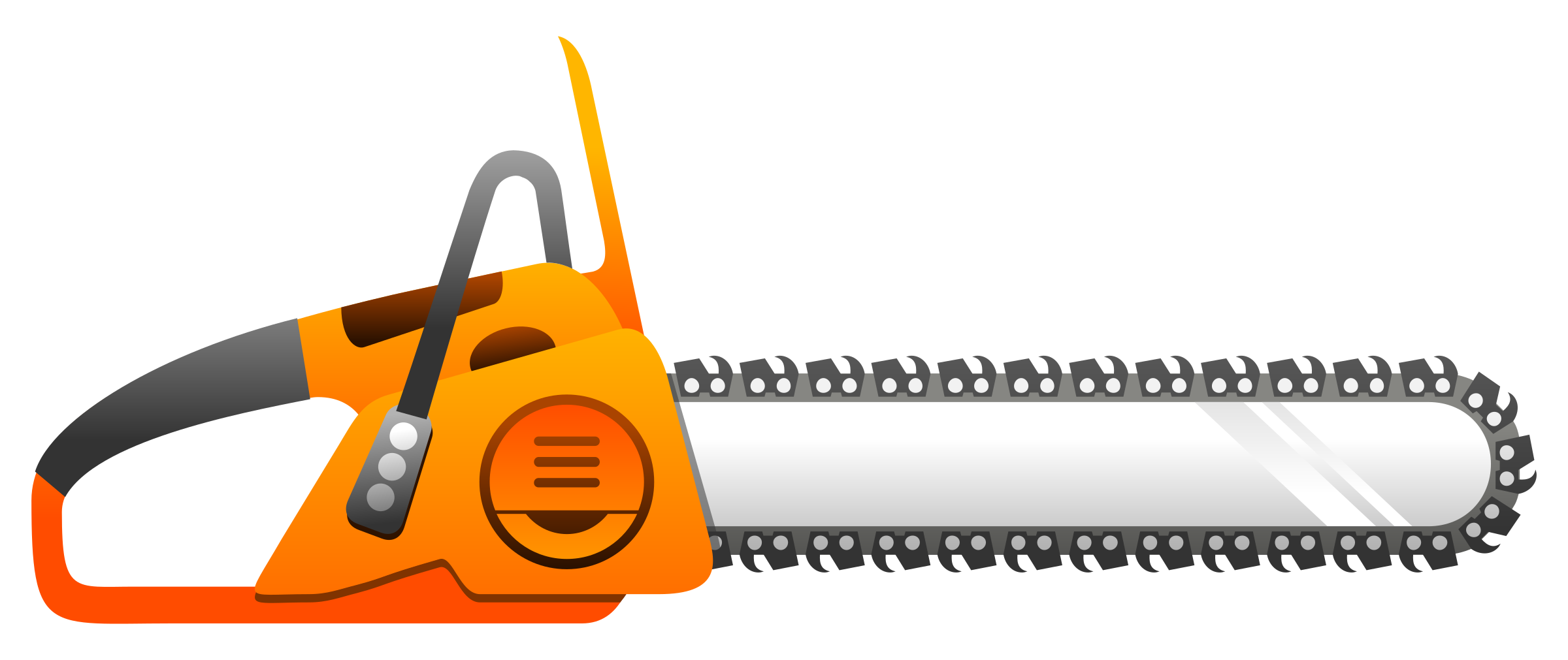 Chainsaw Vector PNG Image High Quality PNG Image