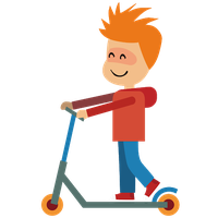 Scooter Vector Kick Free Transparent Image HD PNG