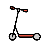 Scooter Vector Kick Free Photo PNG