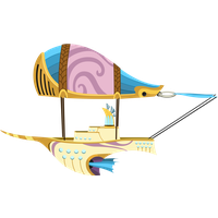 Vector Airship Free Transparent Image HD