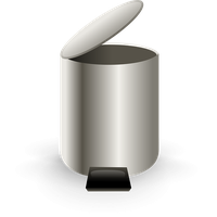 Vector Trash Pic Can Garbage PNG