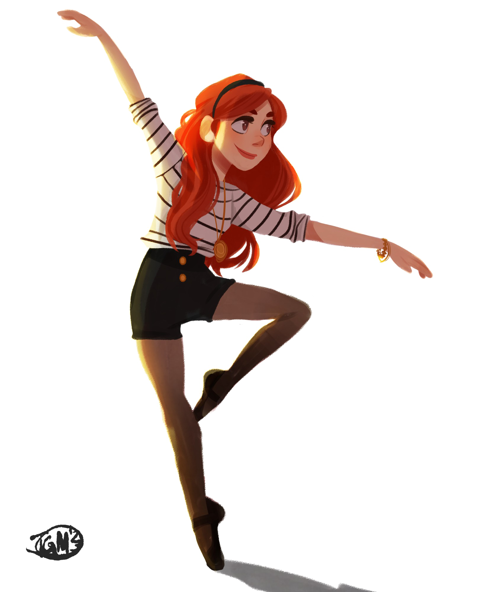 Girl Vector Pic Dancing Free Clipart HD PNG Image