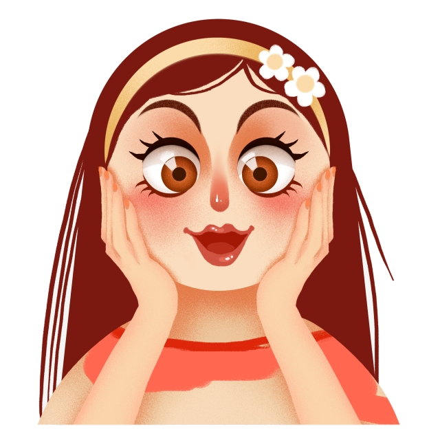 Woman Vector Surprised HD Image Free PNG Image