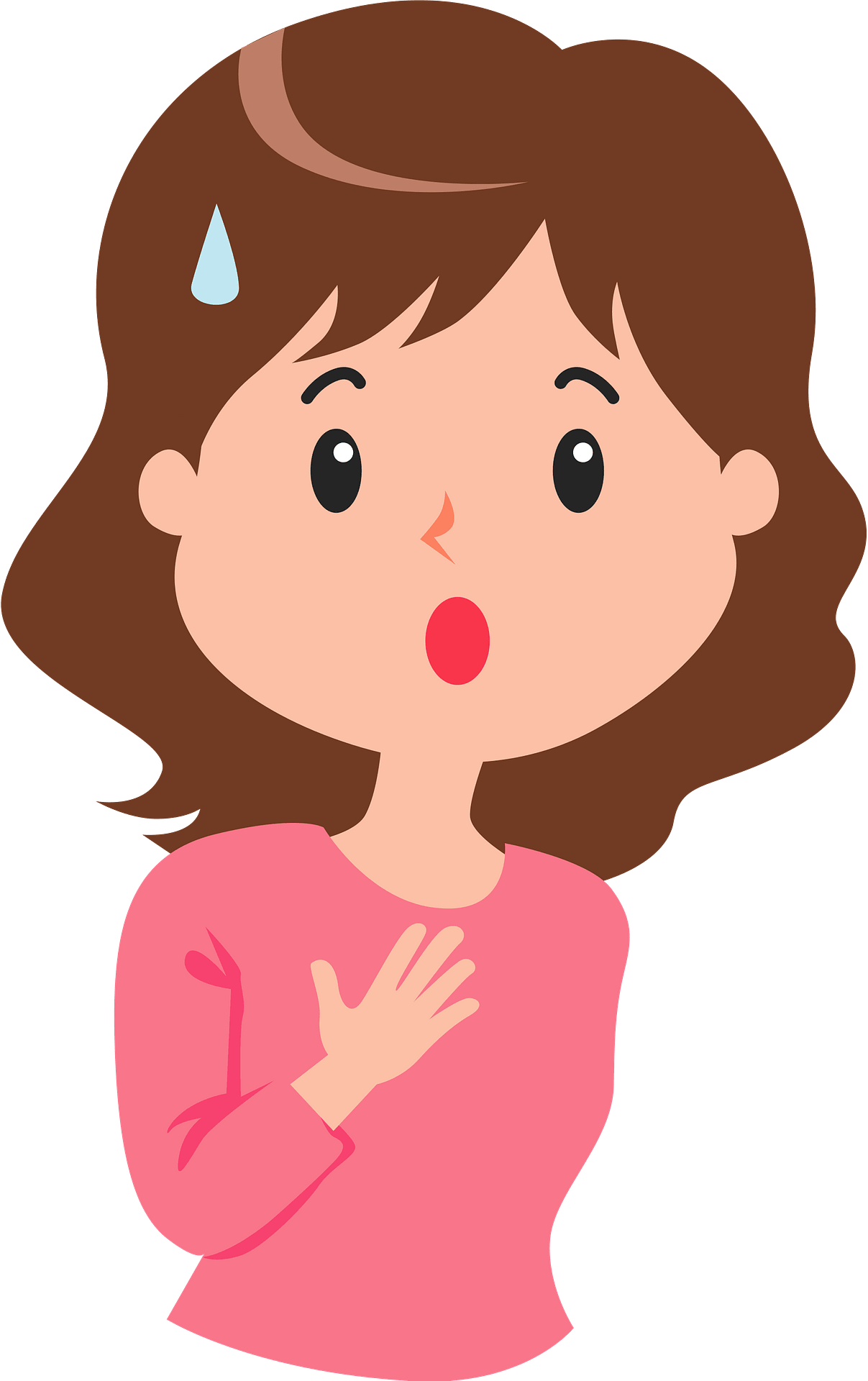 Woman Vector Surprised HQ Image Free PNG Image