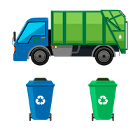 Garbage Collection Truck Motor Vehicle Green Waste PNG Image