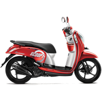 Scoopy Car Scooter Honda Motorcycle Motorized PNG Image