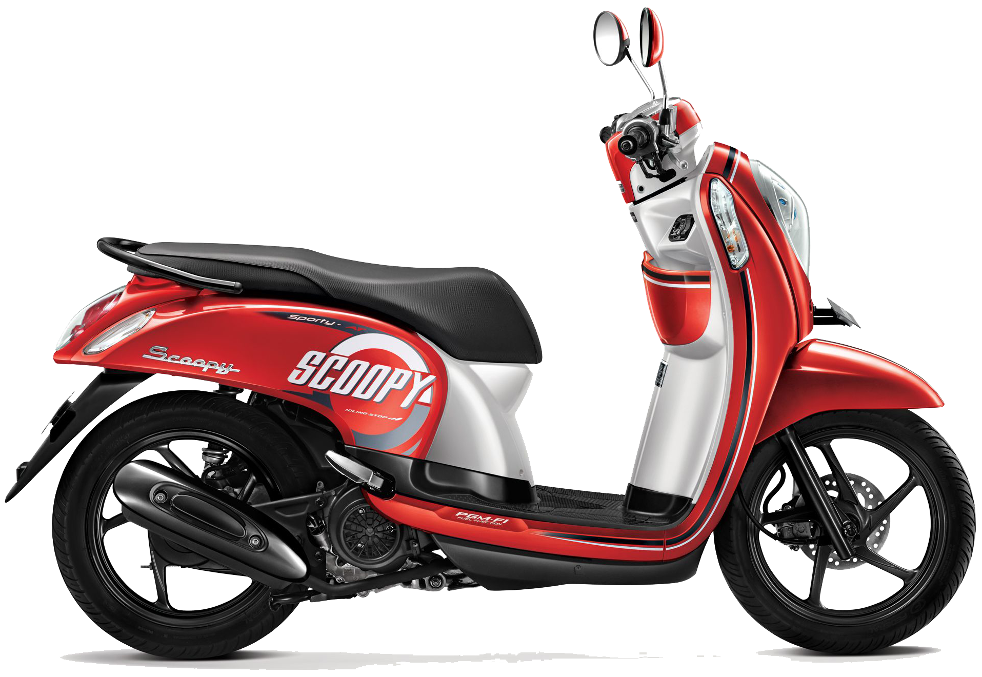 Scoopy Car Scooter Honda Motorcycle Motorized PNG Image