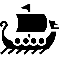Viking ship PNG