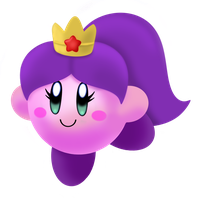 Pink King Flower Dedede Kirby Squad Squeak PNG Image