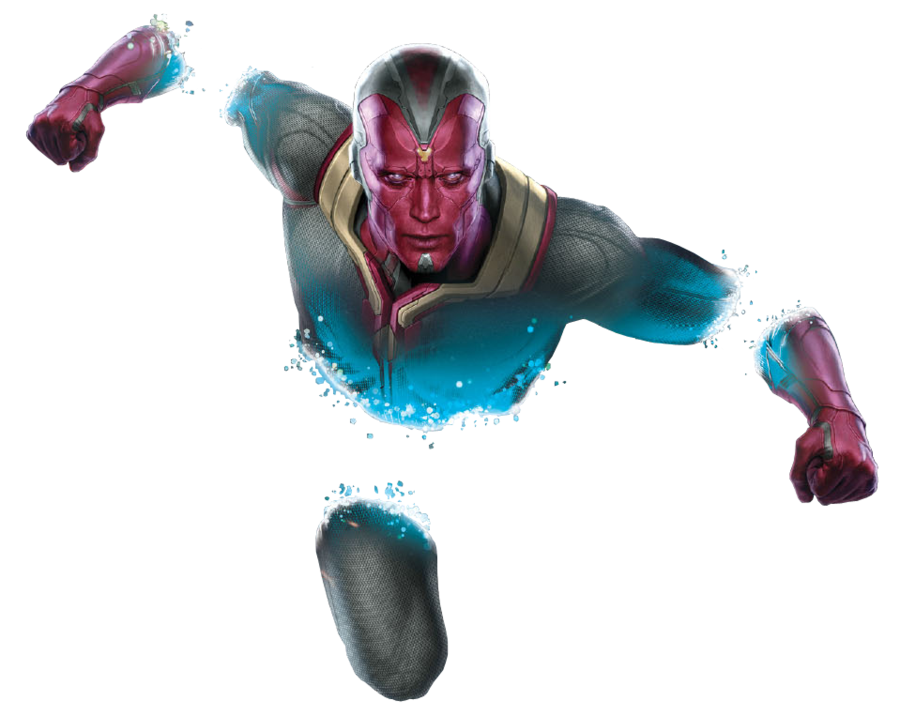 Character Fictional Thor Iron Vision Man PNG Image