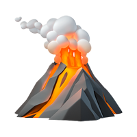 Volcano PNG