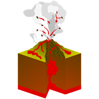 Volcano PNG