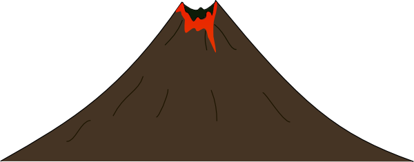 Volcano Transparent PNG Image