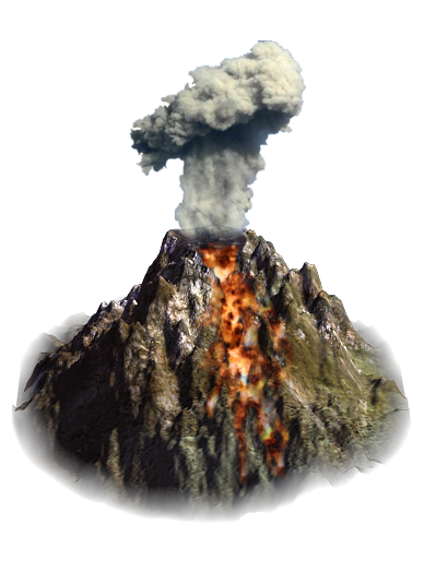 Volcano Transparent PNG Image