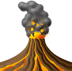 Volcano Transparent PNG Image