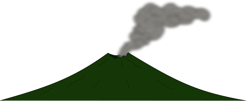 Volcano Transparent PNG Image