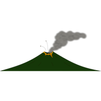 Volcano PNG