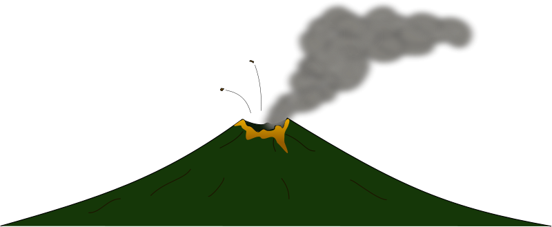 Volcano Transparent PNG Image