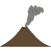 Volcano PNG