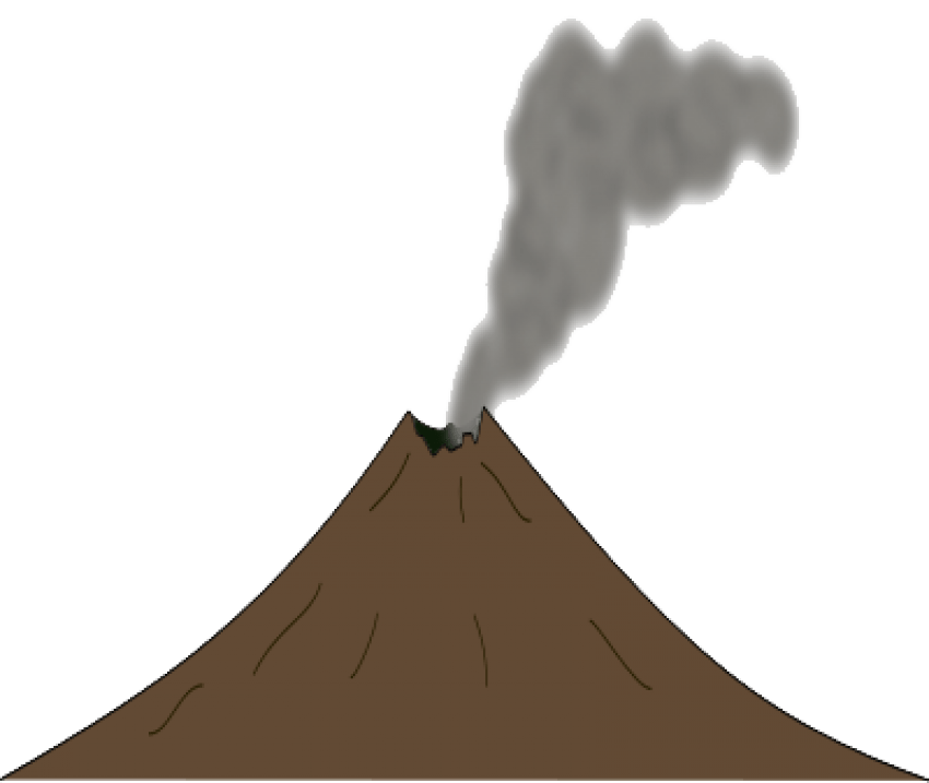 Volcano Transparent PNG Image