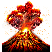 Volcano PNG