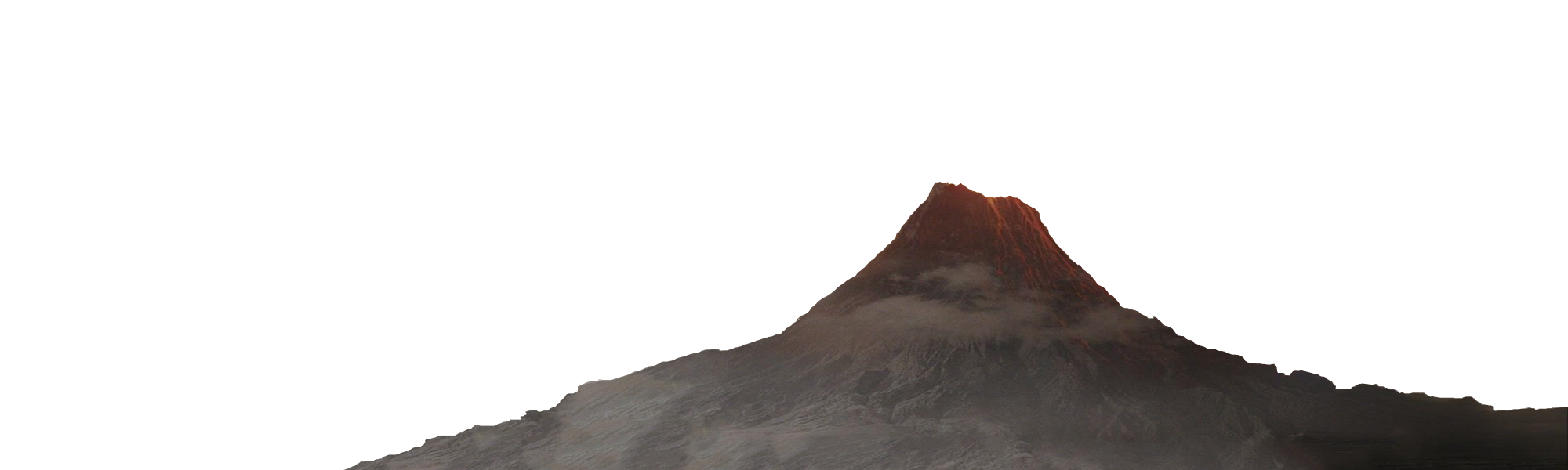 Volcano Transparent PNG Image
