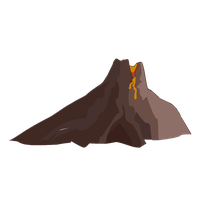 Volcano PNG