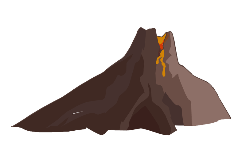 Volcano Transparent PNG Image